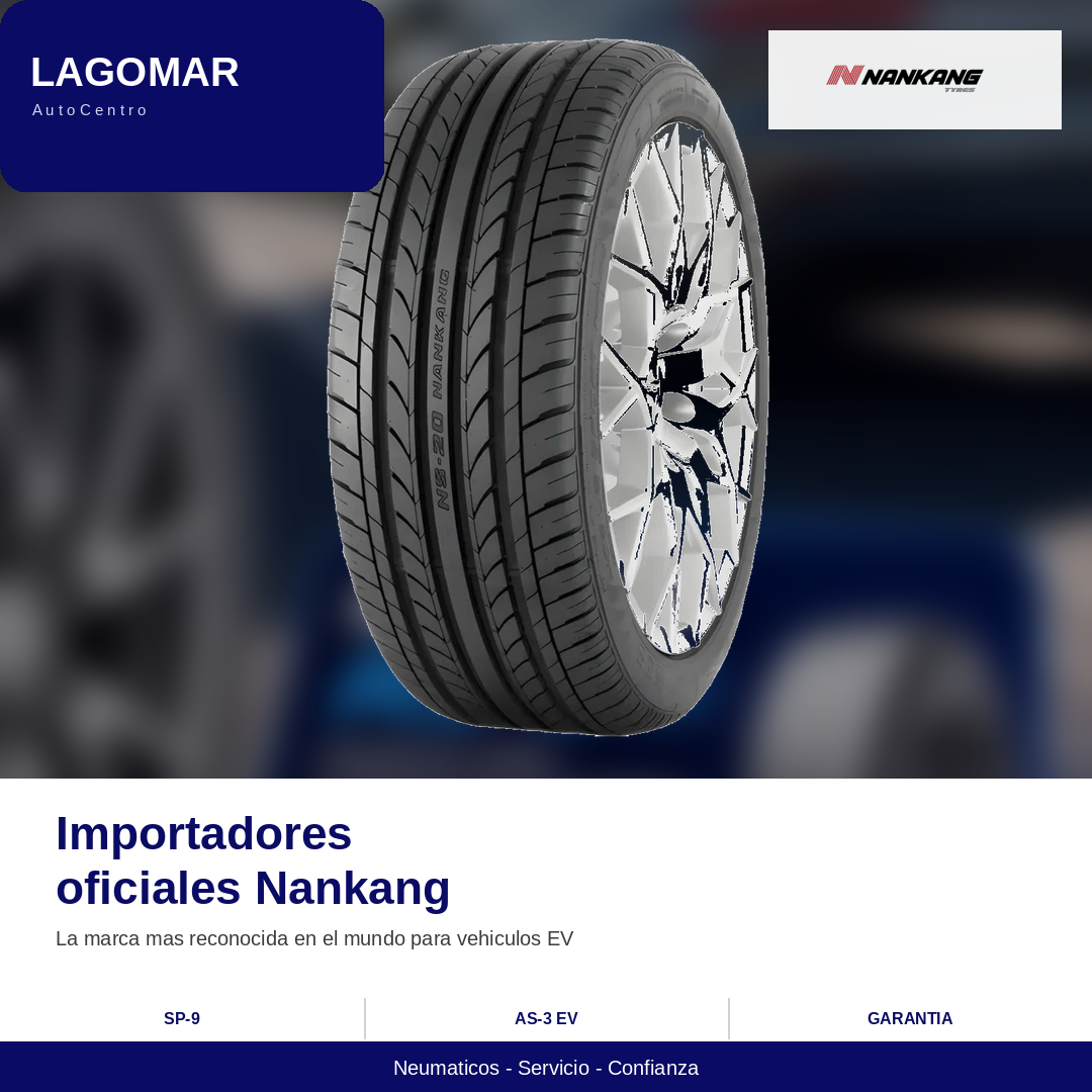 Autocentro Lagomar importador oficial Nankang